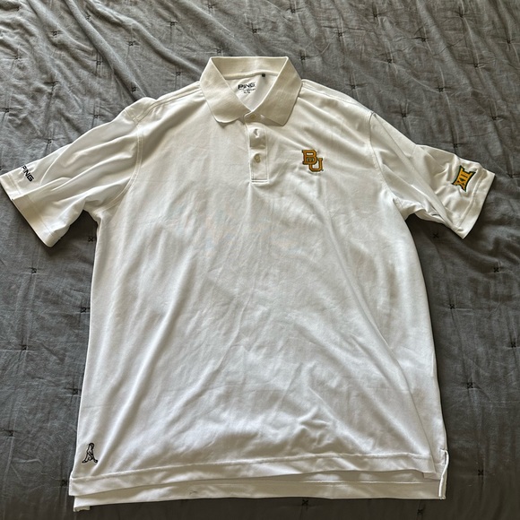 Ping Baylor University Golf polo team issued big 12 patch logo - Picture 1 of 3